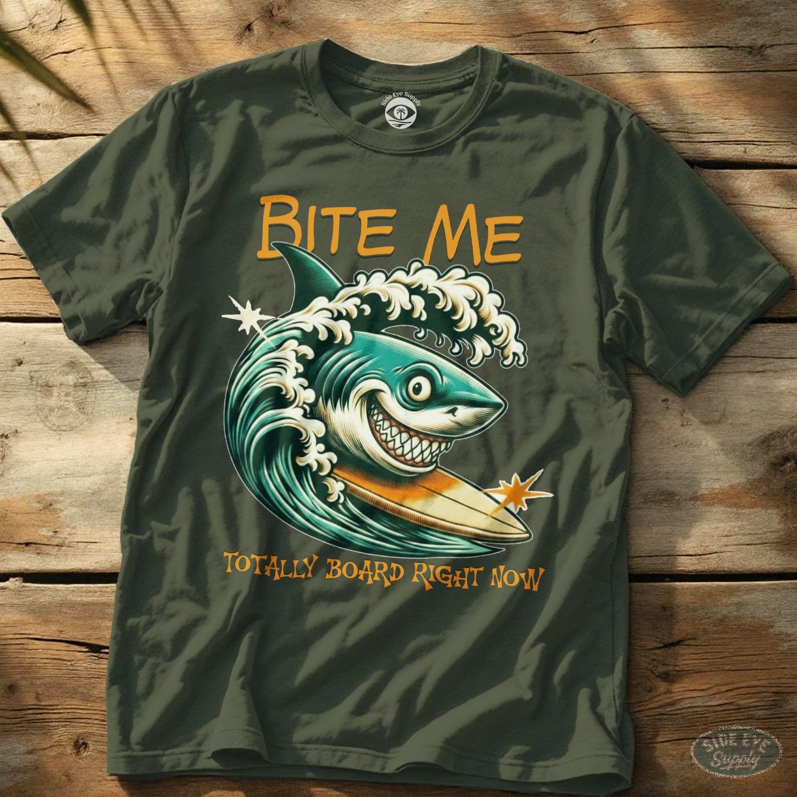 Totally Board Military Green / S - by Side Eye Supply - Surf Beach Life Apparel