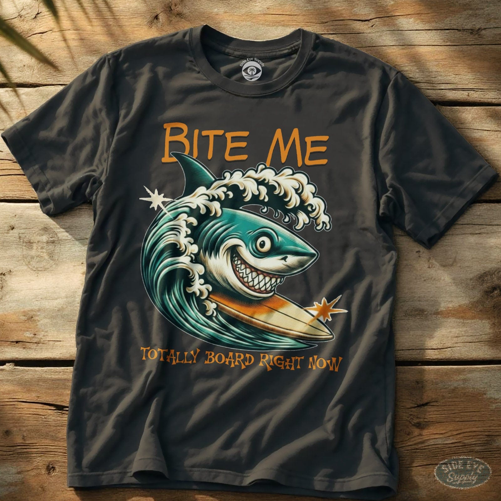 Totally Board Charcoal / S - by Side Eye Supply - Surf Beach Life Apparel