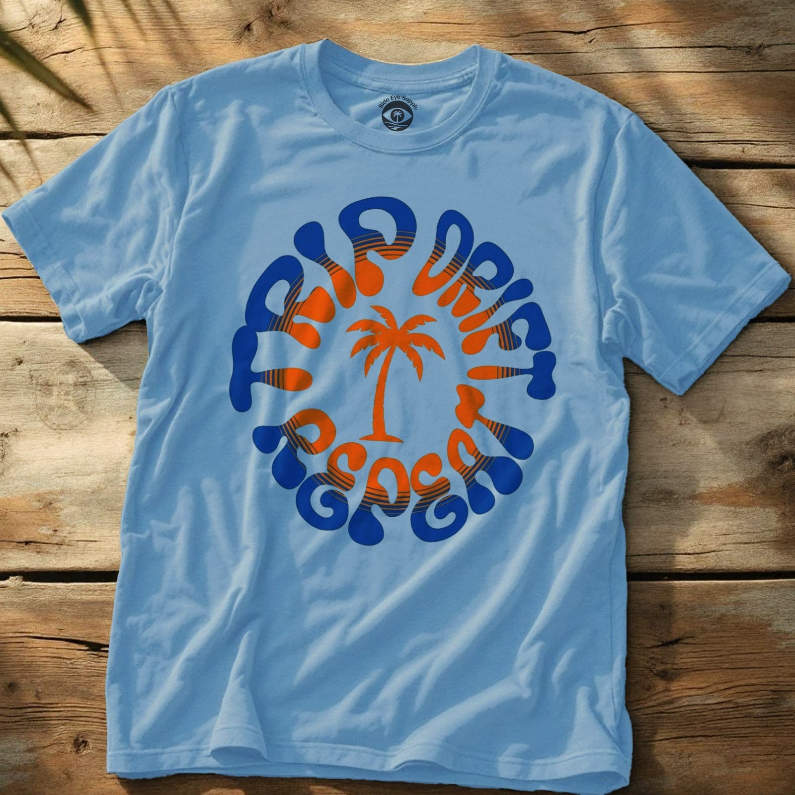 Trip Drift Repeat Tee Light Blue / S - by Side Eye Supply - Surf Beach Life Apparel