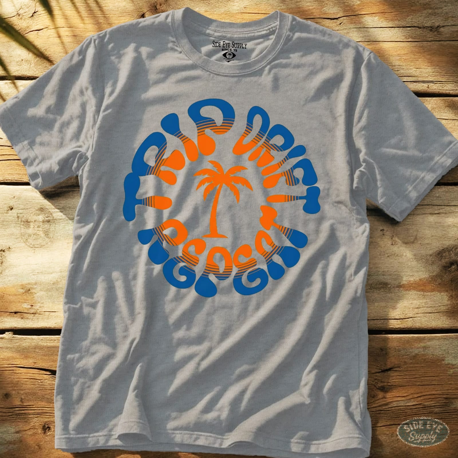 Trip Drift Repeat Tee Sport Grey / S - by Side Eye Supply - Surf Beach Life Apparel