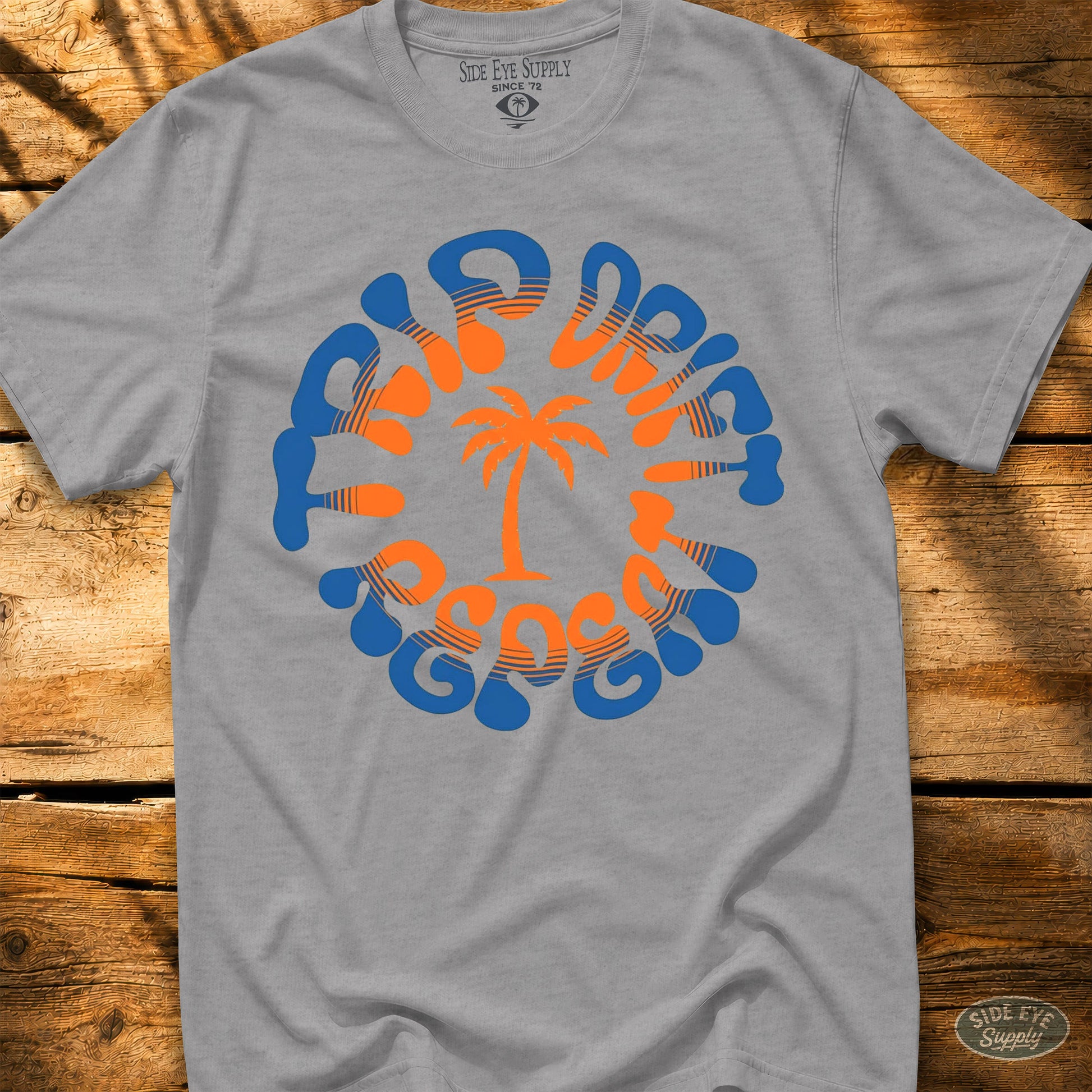 Trip Drift Repeat Tee Sport Grey / S - by Side Eye Supply - Surf Beach Life Apparel
