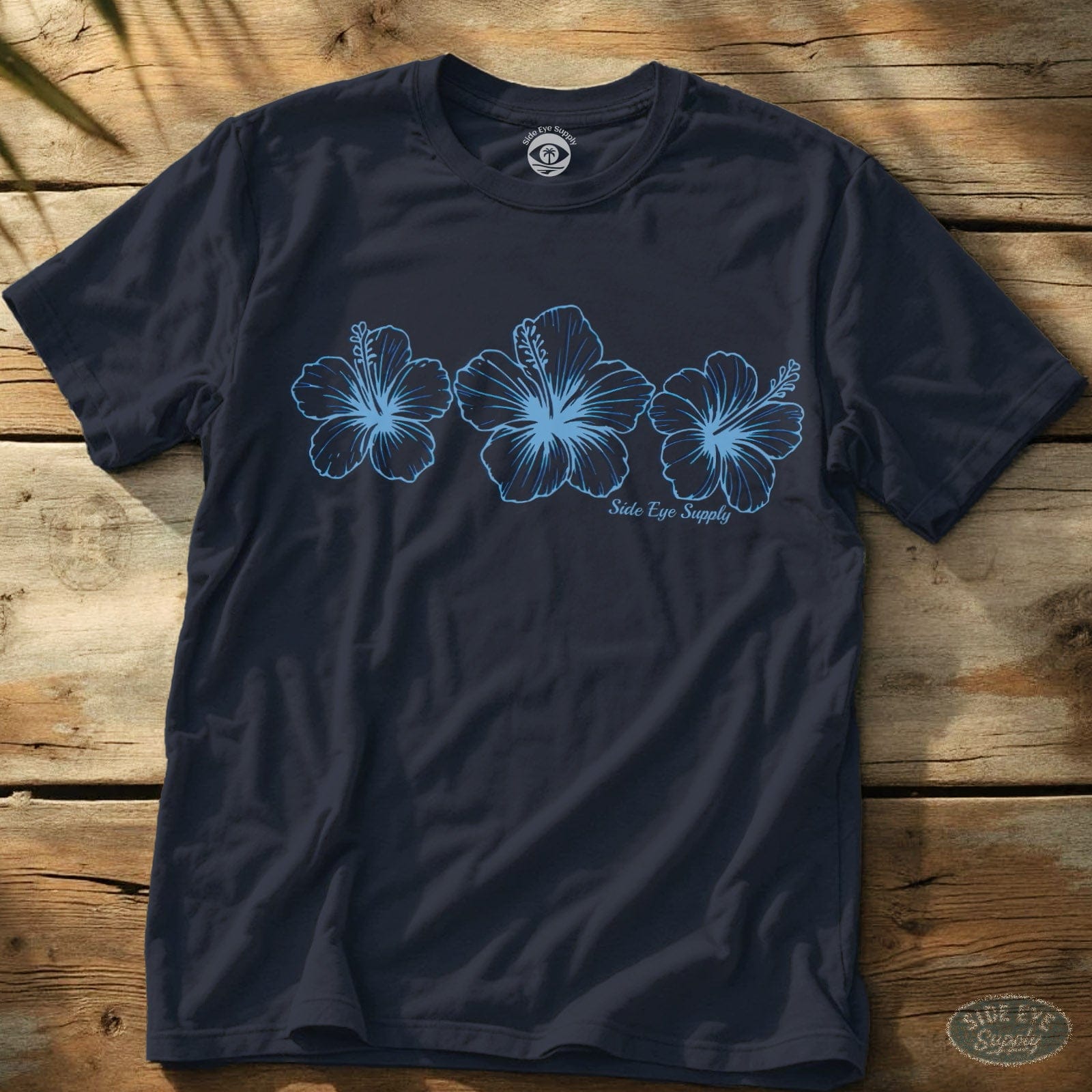 Triple H Tee Navy / S - by Side Eye Supply - Surf Beach Life Apparel