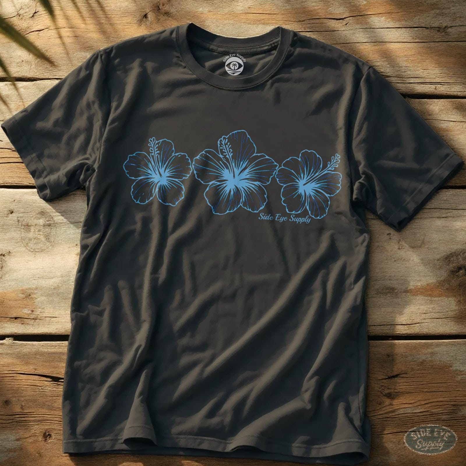 Triple H Tee Charcoal / S - by Side Eye Supply - Surf Beach Life Apparel