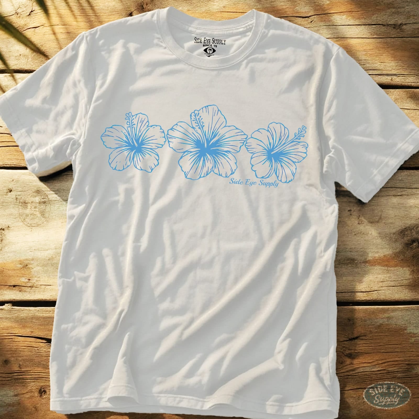 Triple H Tee White / S - by Side Eye Supply - Surf Beach Life Apparel