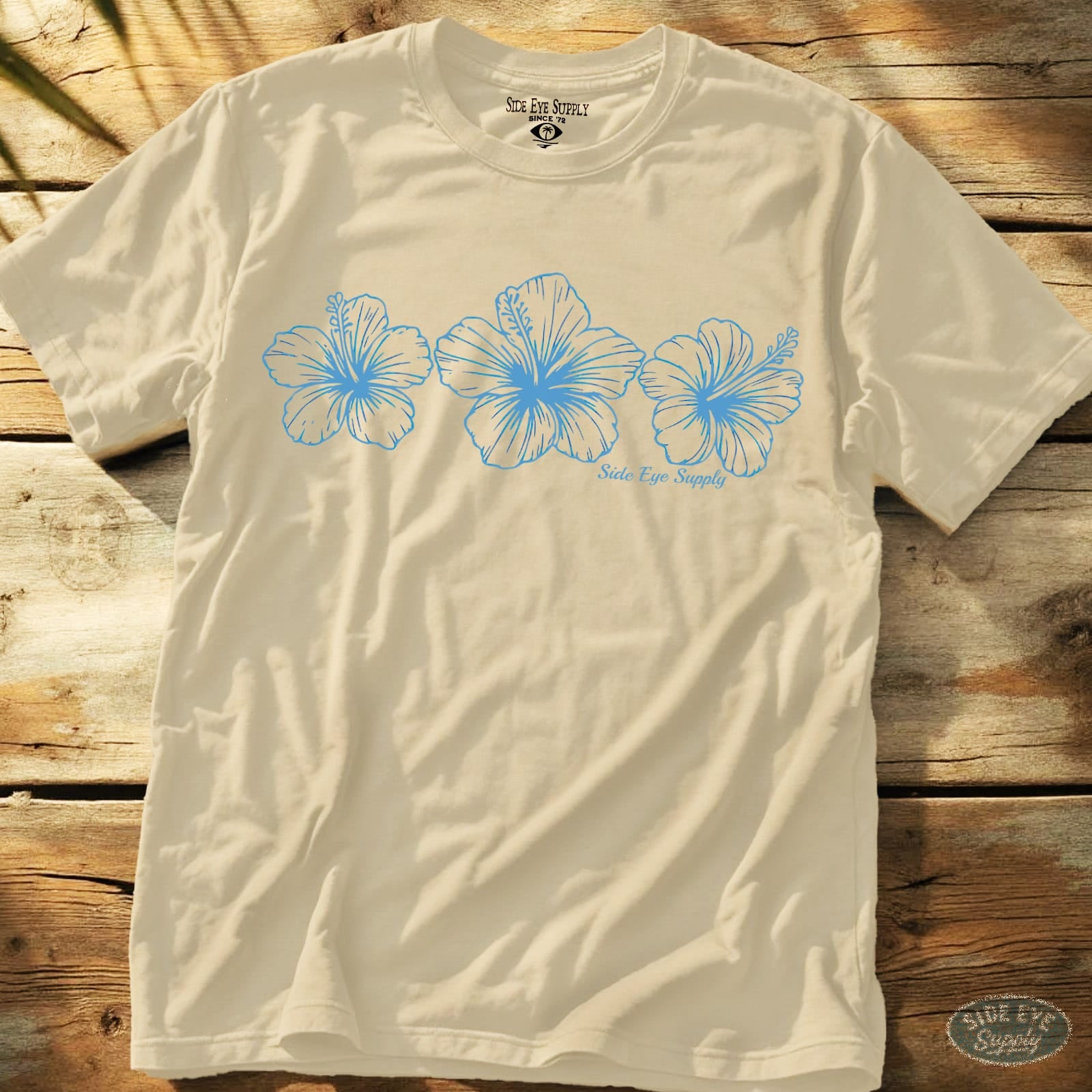 Triple H Tee Natural / S - by Side Eye Supply - Surf Beach Life Apparel