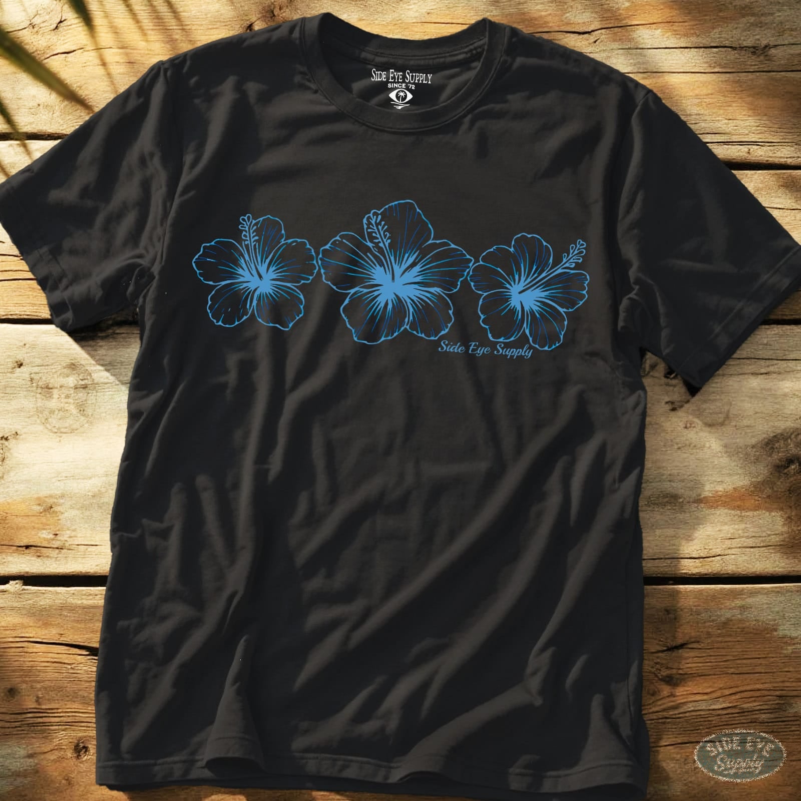 Triple H Tee Black / S - by Side Eye Supply - Surf Beach Life Apparel