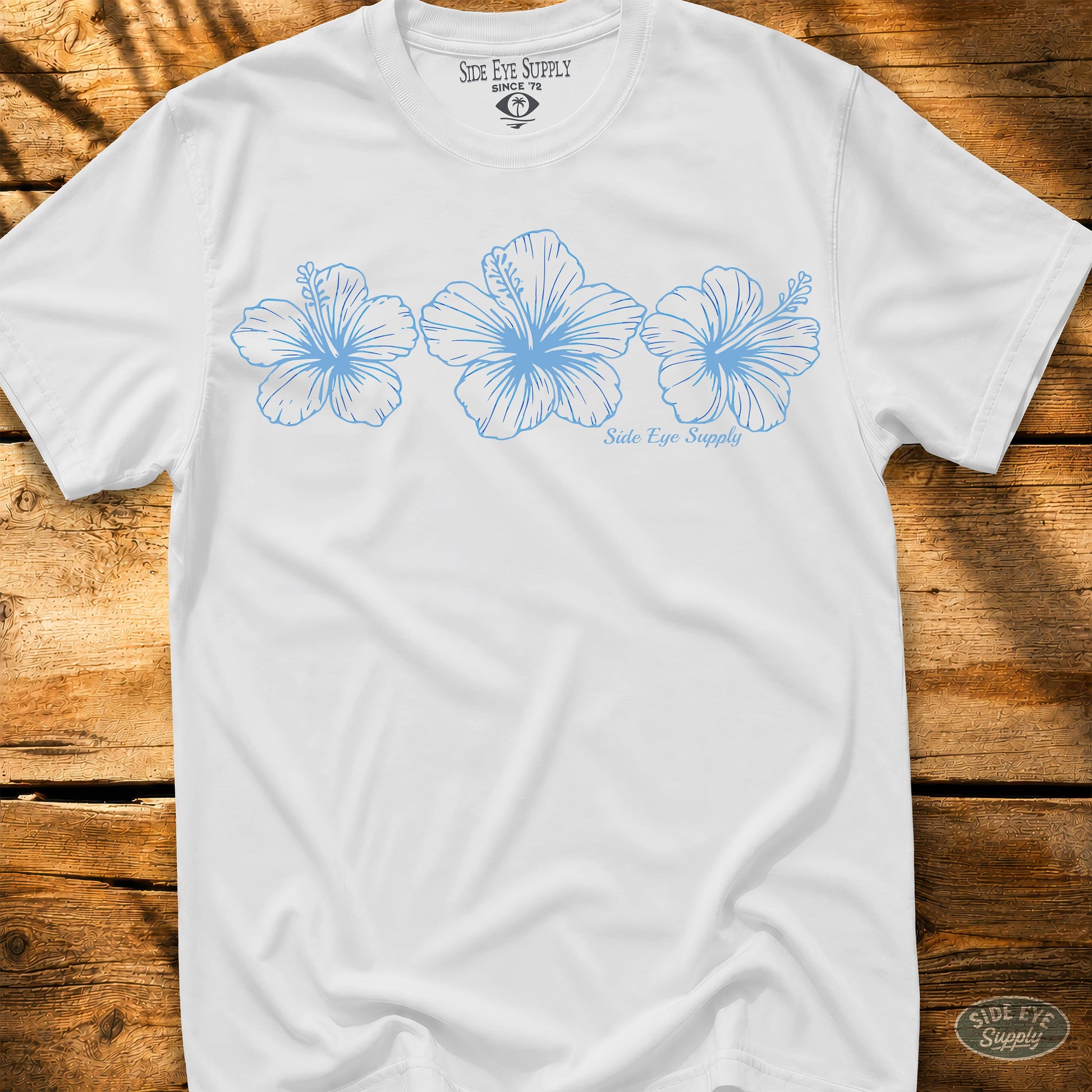 Triple H Tee White / S - by Side Eye Supply - Surf Beach Life Apparel