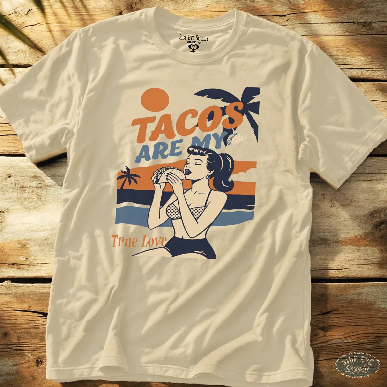 True Love Tee Natural / S - by Side Eye Supply - Surf Beach Life Apparel