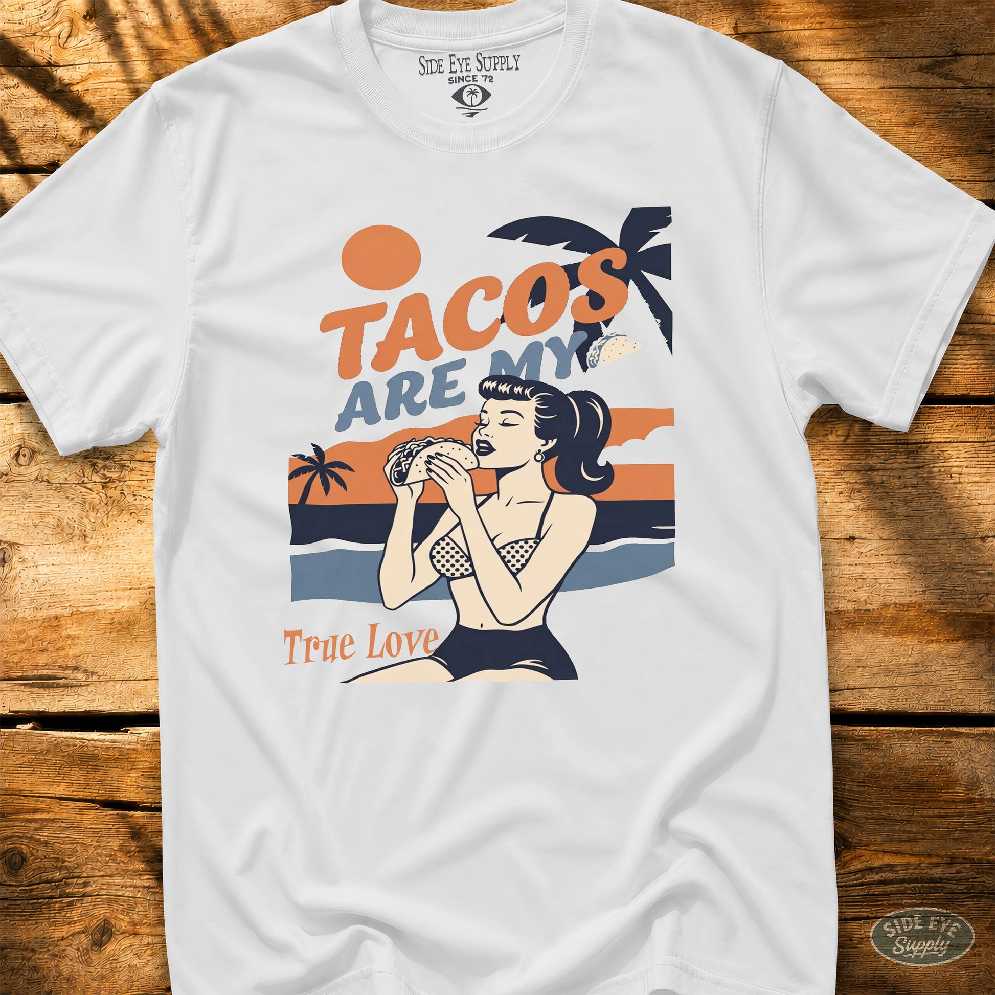 True Love Tee White / S - by Side Eye Supply - Surf Beach Life Apparel
