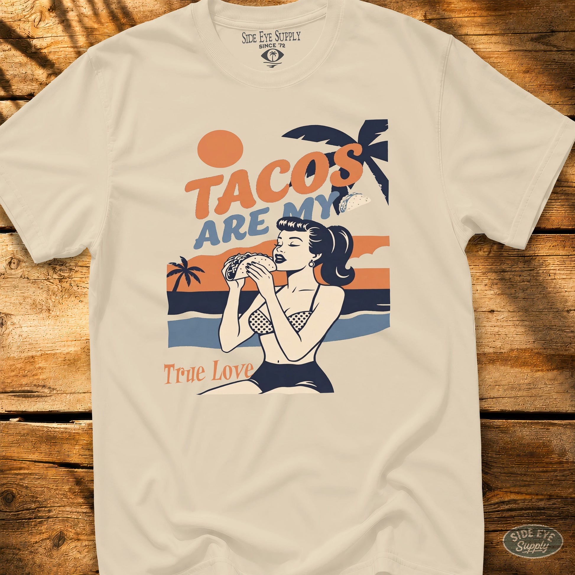 True Love Tee Natural / S - by Side Eye Supply - Surf Beach Life Apparel