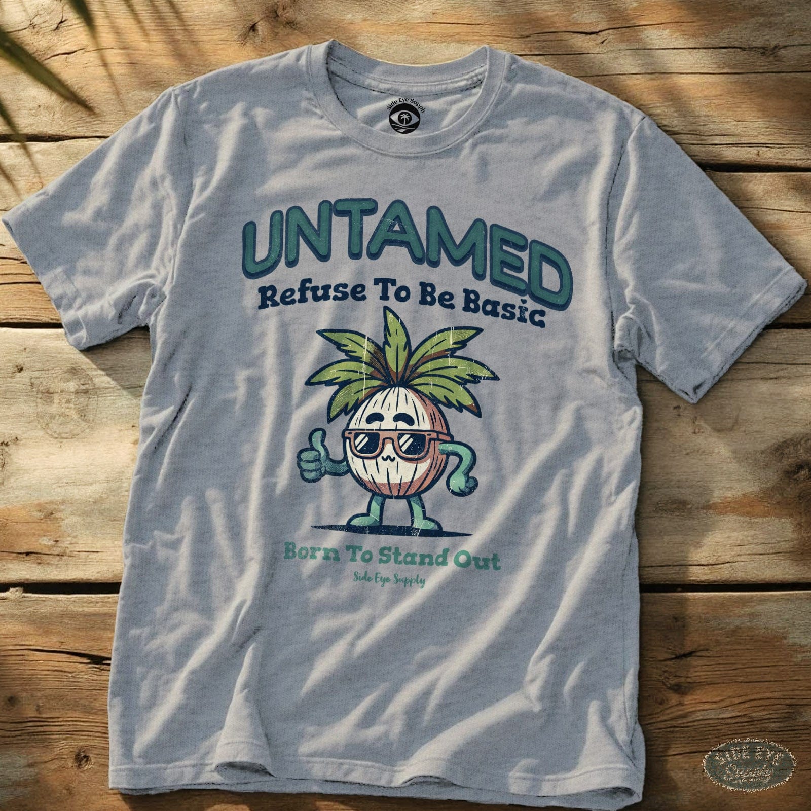 Untamed Tee Sport Grey / S - by Side Eye Supply - Surf Beach Life Apparel