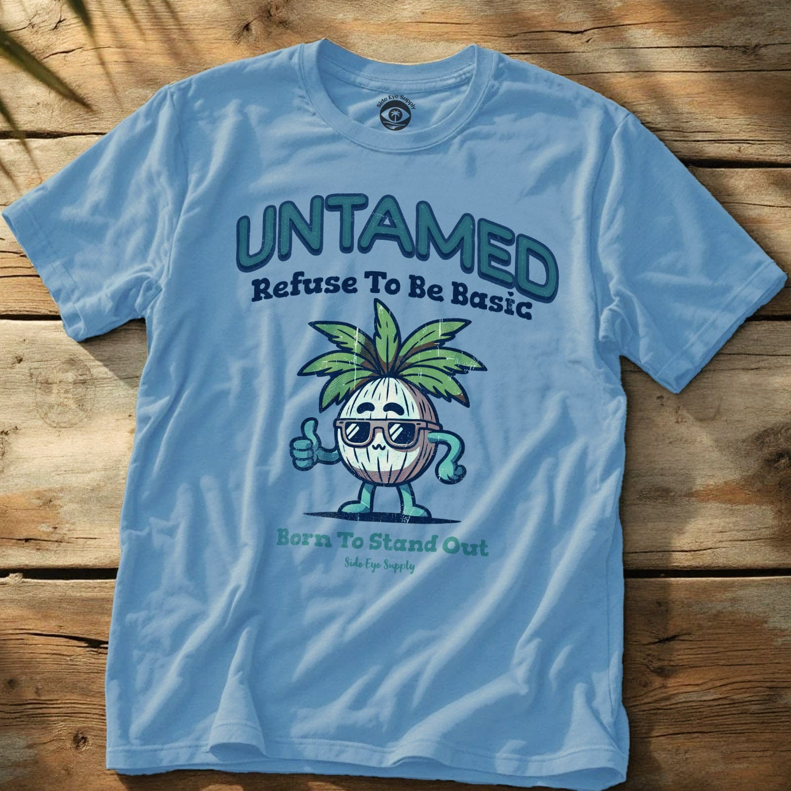 Untamed Tee Light Blue / S - by Side Eye Supply - Surf Beach Life Apparel