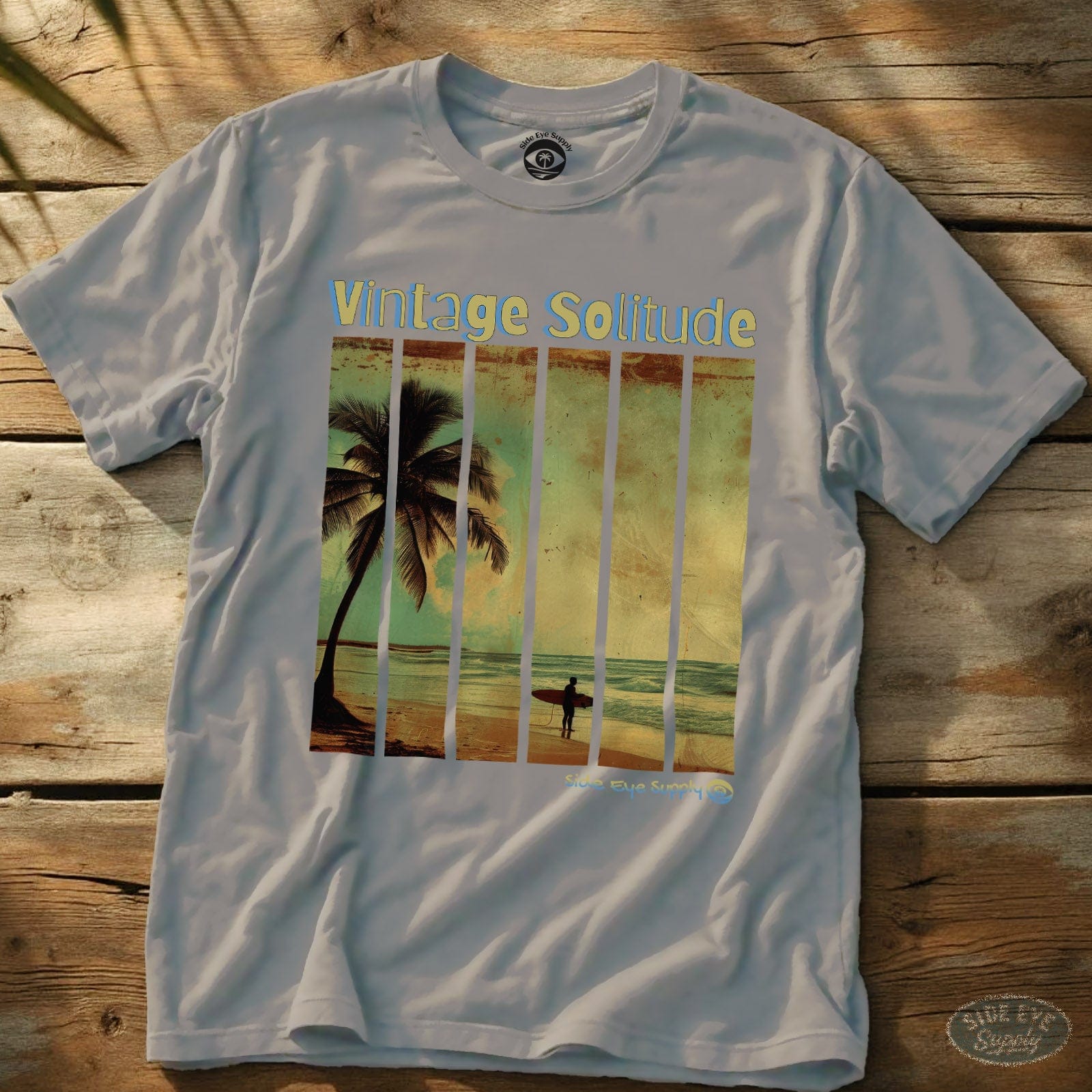 Vintage Solitude Tee Ice Grey / S - by Side Eye Supply - Surf Beach Life Apparel