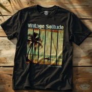 Vintage Solitude Tee Black / S - by Side Eye Supply - Surf Beach Life Apparel