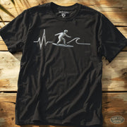 Wave Frequency Tee Black / S - by Side Eye Supply - Surf Beach Life Apparel
