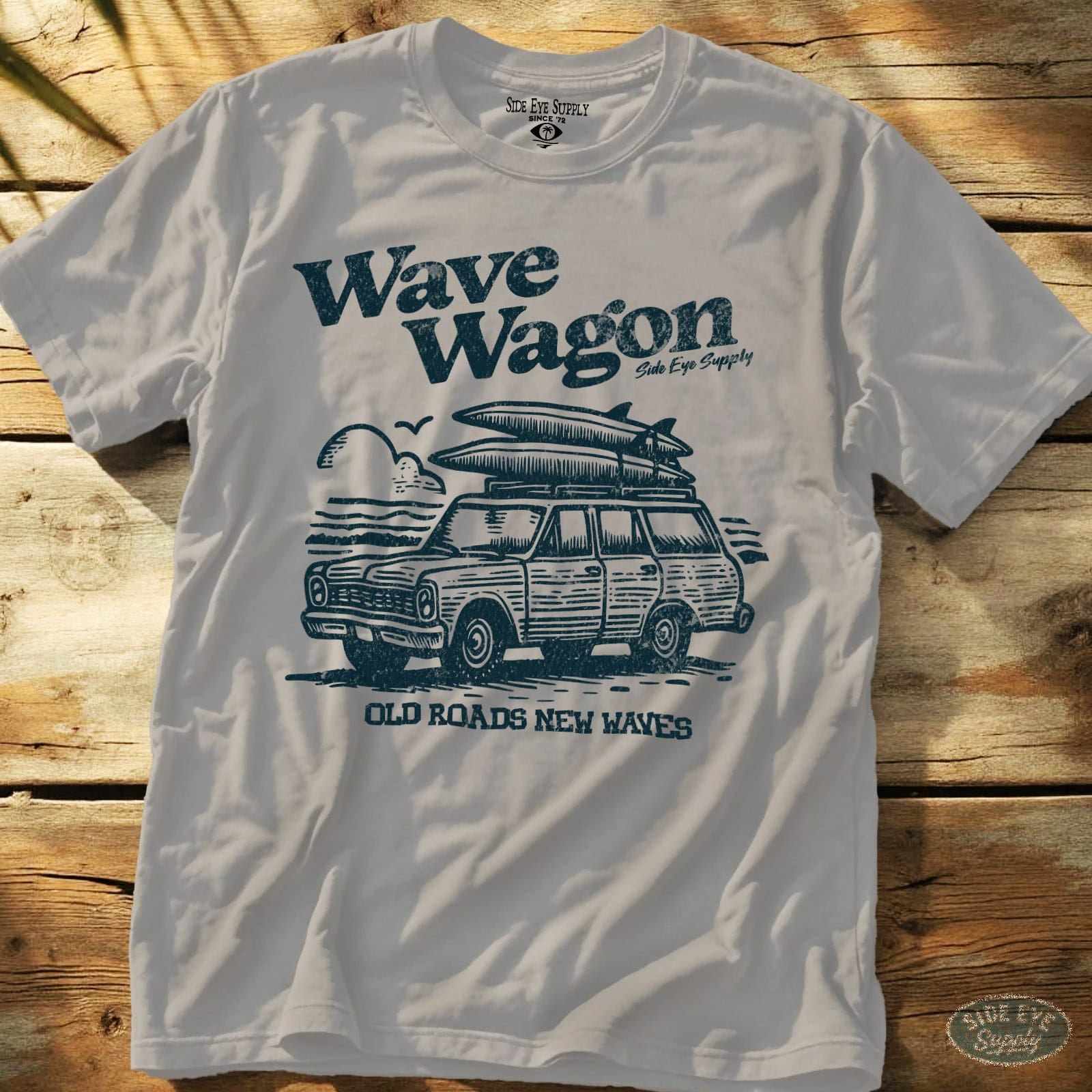 Wave Wagon Ice Grey / S - by Side Eye Supply - Surf Beach Life Apparel