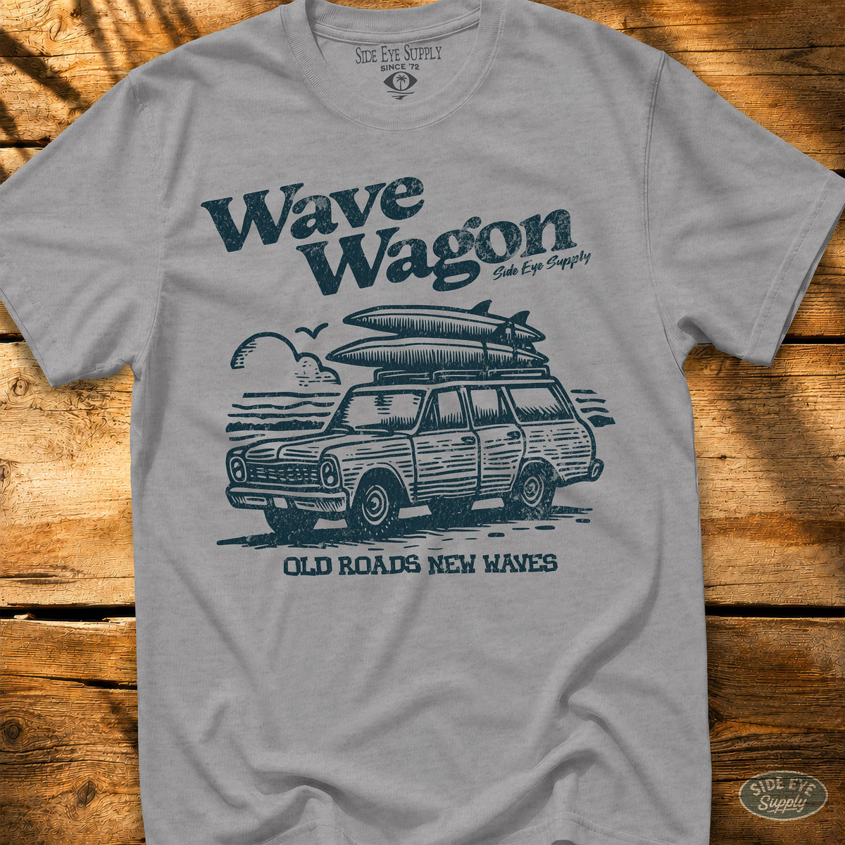 Wave Wagon Sport Grey / S - by Side Eye Supply - Surf Beach Life Apparel