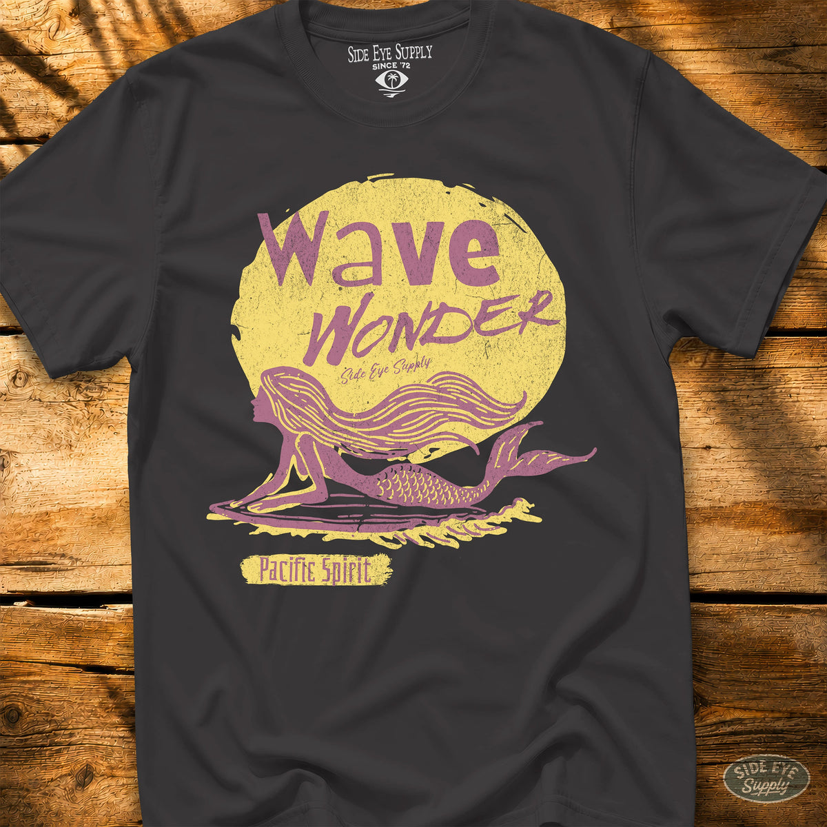 Wave Wonder Tee Black / S - by Side Eye Supply - Surf Beach Life Apparel