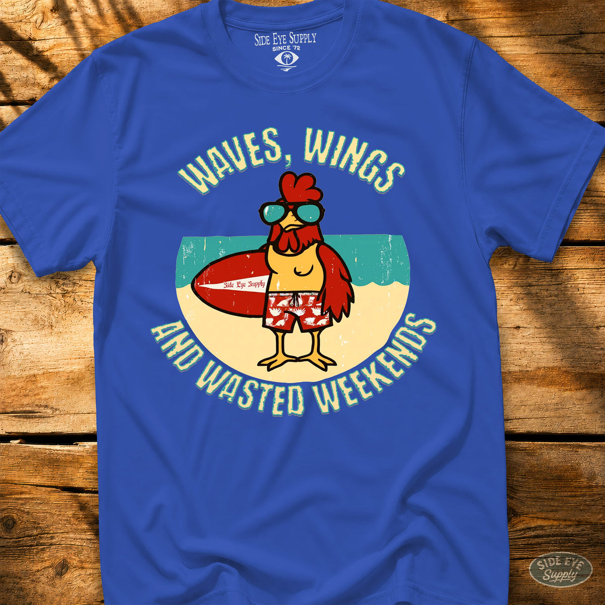 Waves and Wings Royal / S - by Side Eye Supply - Surf Beach Life Apparel