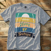 Wavy By Nature Tee Sport Grey / S - by Side Eye Supply - Surf Beach Life Apparel