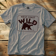 West Coast Wild Tee Ice Grey / S - by Side Eye Supply - Surf Beach Life Apparel