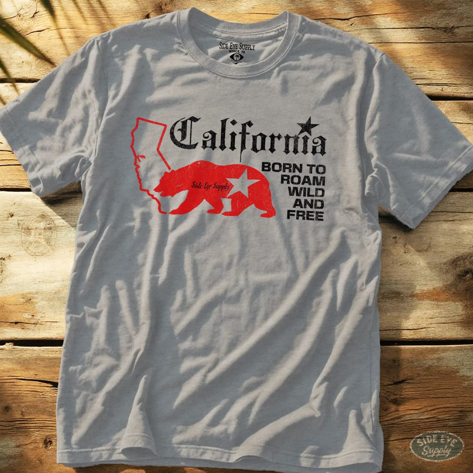 Wild and Free Tee Sport Grey / S - by Side Eye Supply - Surf Beach Life Apparel