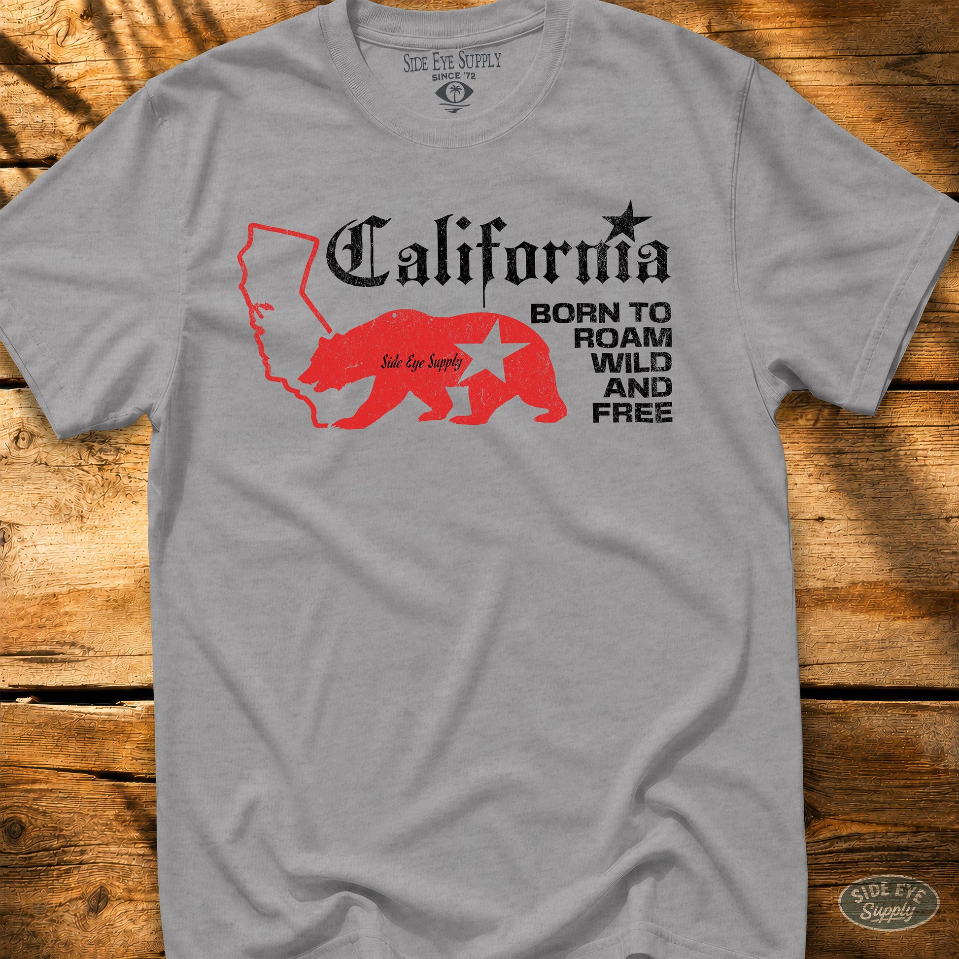 Wild and Free Tee Sport Grey / S - by Side Eye Supply - Surf Beach Life Apparel