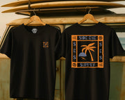 Window Palm Tee Black / S - by Side Eye Supply - Surf Beach Life Apparel
