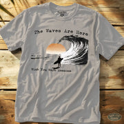 Wish You Were Awesome Tee Ice Grey / S - by Side Eye Supply - Surf Beach Life Apparel