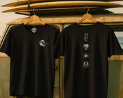 Zen Nalu Tee Black / S - by Side Eye Supply - Surf Beach Life Apparel