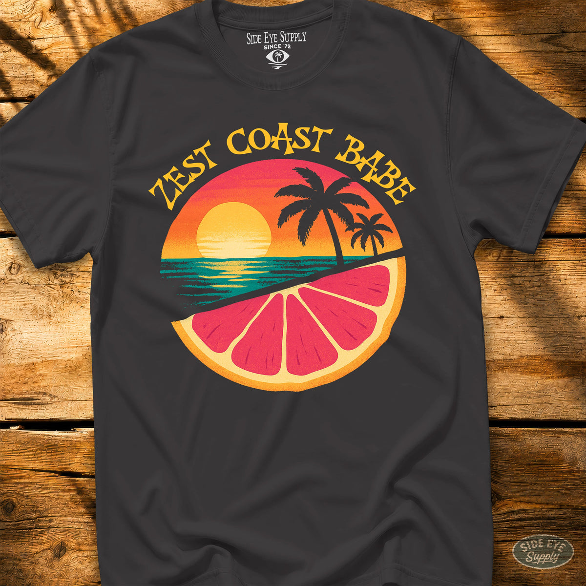 Zest Coast Babe Tee Black / S - by Side Eye Supply - Surf Beach Life Apparel